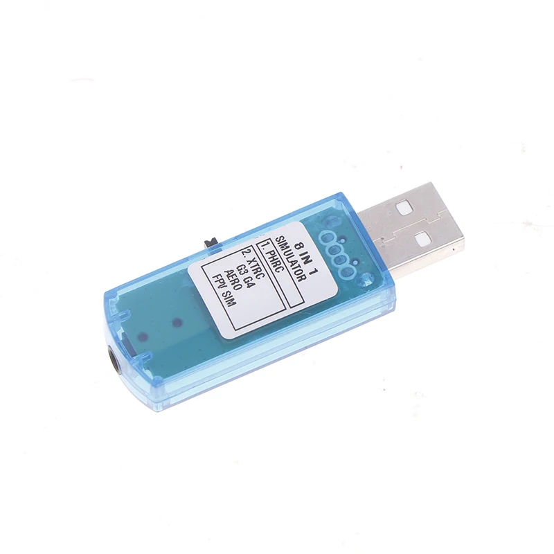 Simulateur de Vol USB 8 en 1 pour PC - Contrôleur Hélicoptère & Avion RC