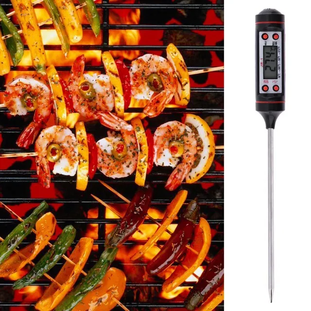 Digitális Sütő Hőmérők Toll Vezeték Nélküli Ételek Főzése Bbq Lcd Barbecue Cook Tool - Image 2