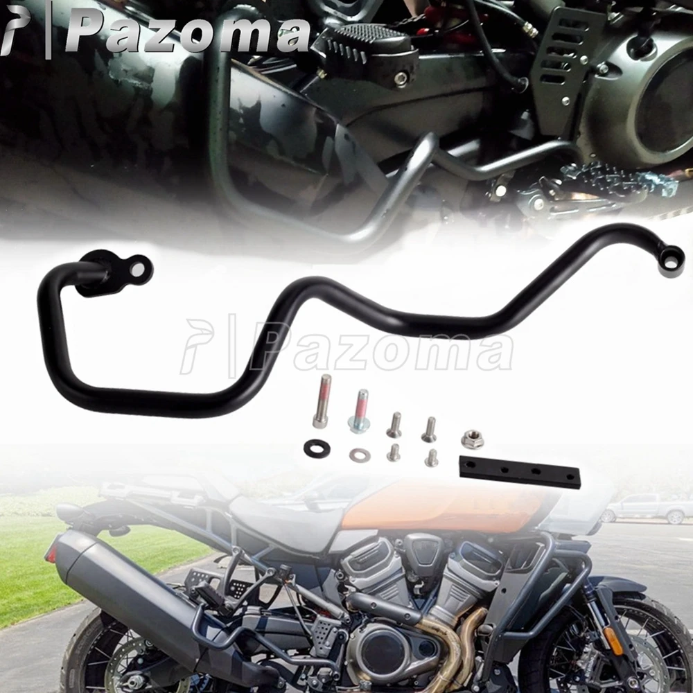 

Motorcycle Exhaust Muffler Pipe Crash Bars Protection Guard For Harley Pan America 1250 RA 1250S Special RA1250S 2020 2021 2022