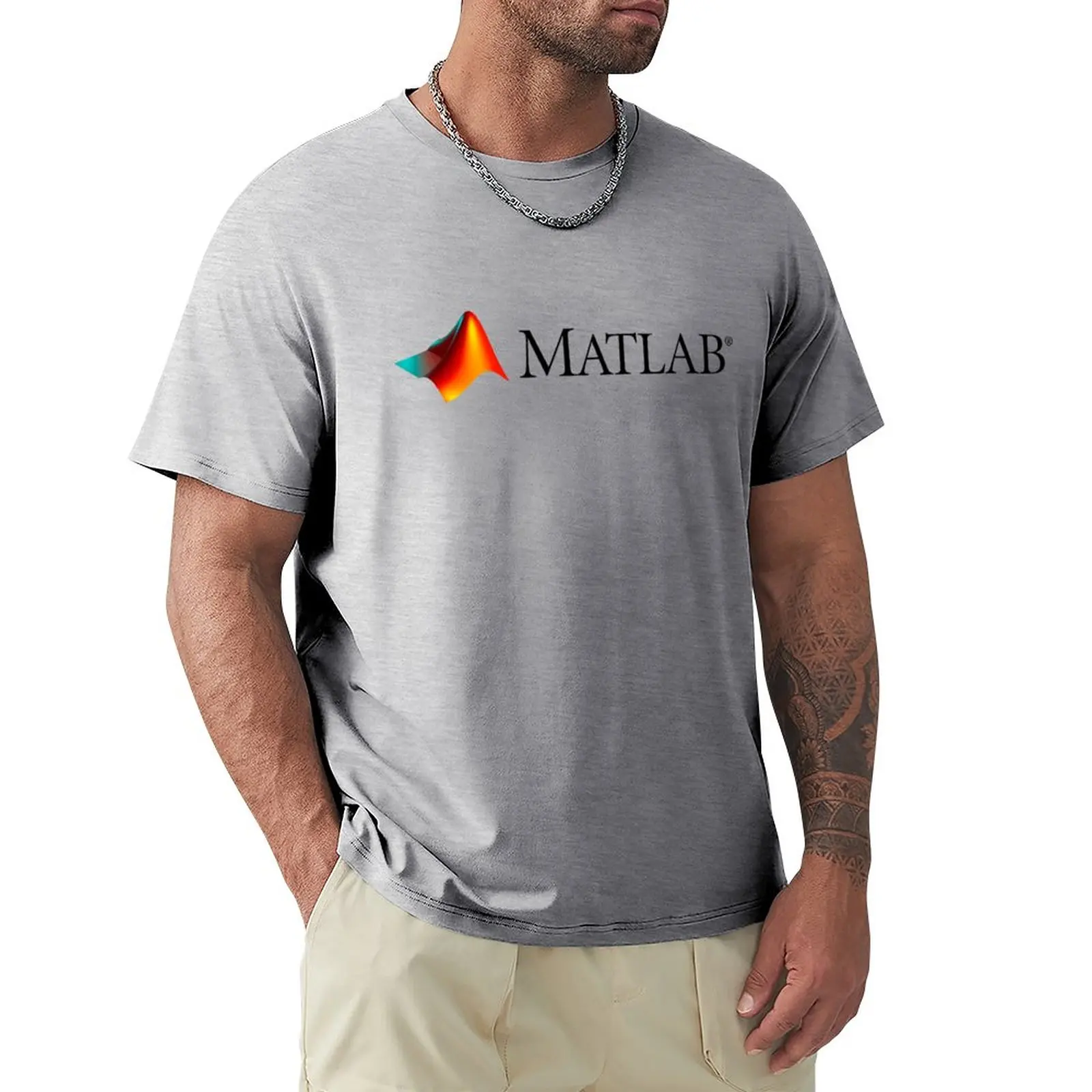 

matlab/mathlablogo T-Shirt Short sleeve tee aesthetic clothes Anime t-shirt oversized t shirt t shirts for men pack