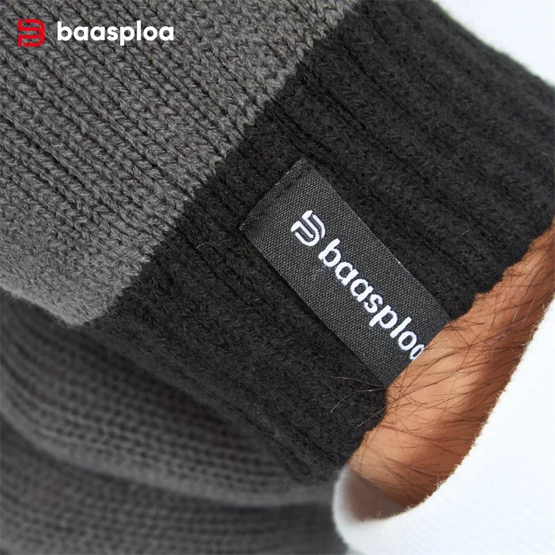 Knitted Gloves New Fashion Walking Sport Outdoor Keep Warm Gloves For Women Men Comfort Casual Baasploa