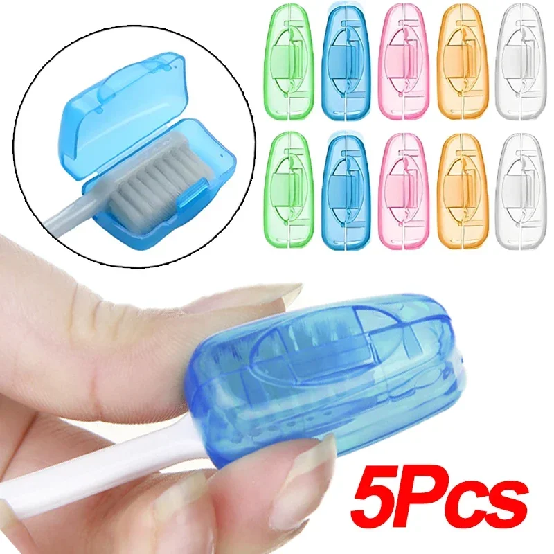 Mini Toothbrush Head Cover Portable Toothbrush Protective Cover Dustproof Head Storage Cover for Travel Bathroom Organization