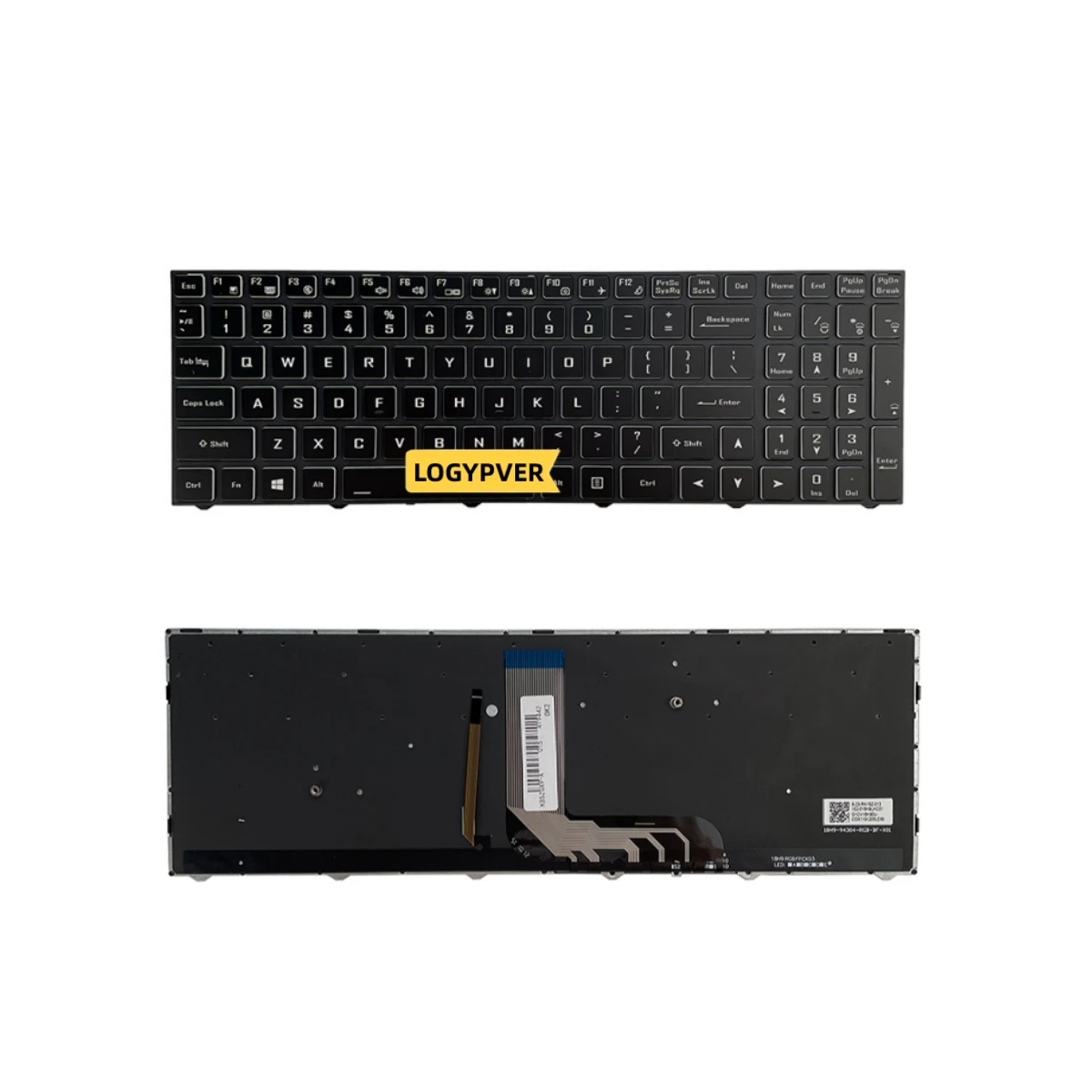 

Клавиатура с подсветкой для ноутбуков Hasee GX7 GX8 GX9 G10 TX9 TX8 TX7 для Clevo N960 N970 6-80-N815Z0-01D-1, английская