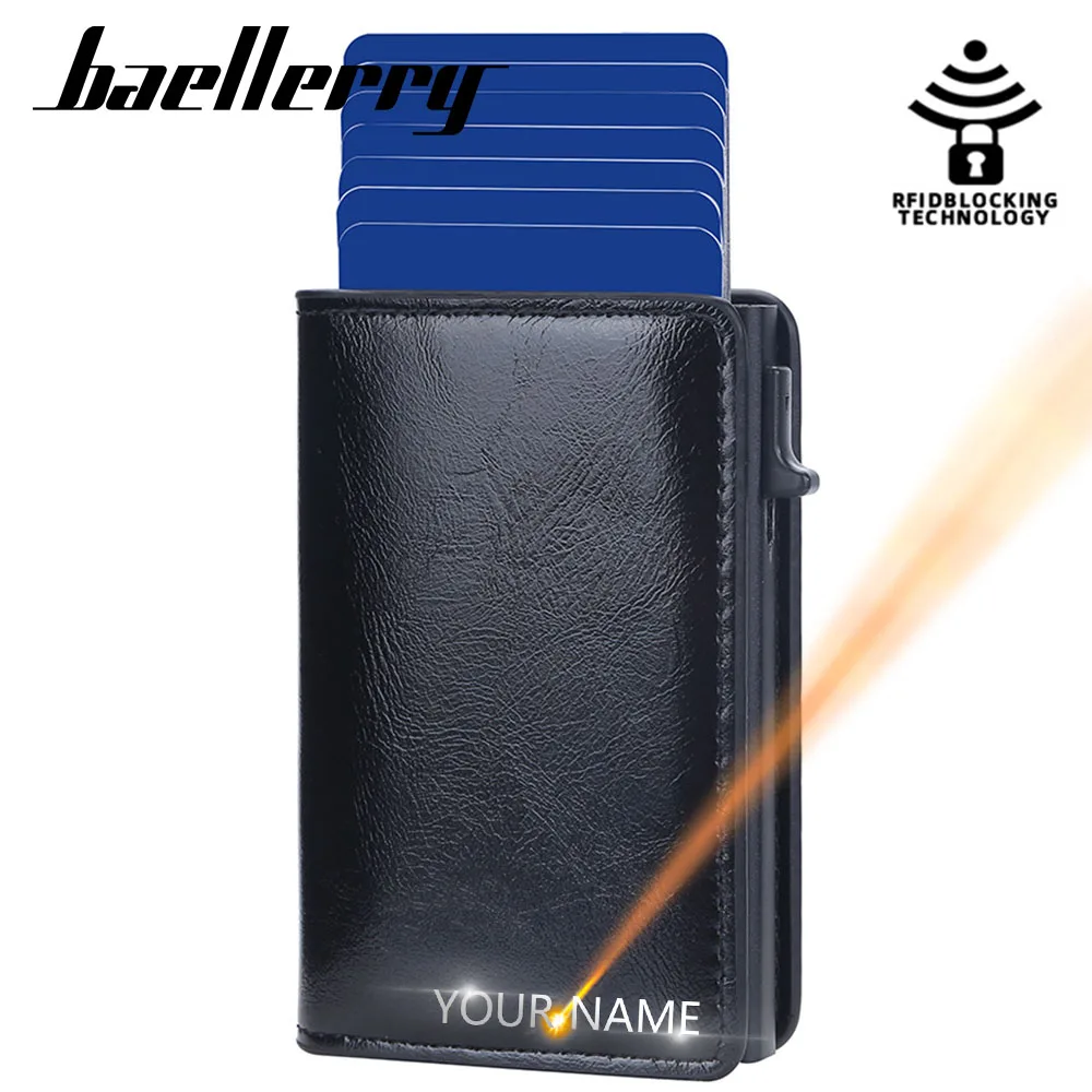 ID Credit Card Holder Case Wallet RFID Blocking Aluminum Slim Mini Small Money Bag Purse