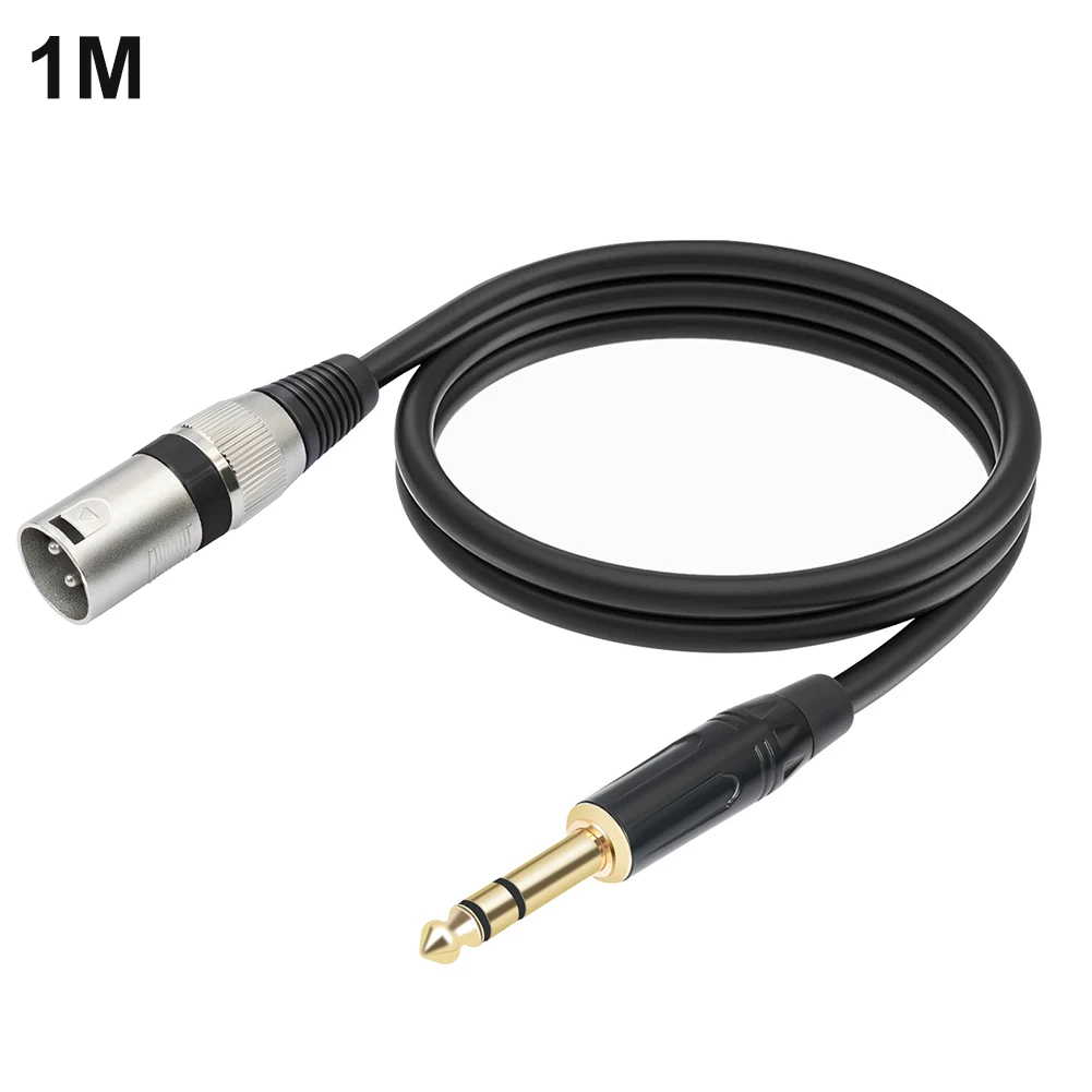 1/4 Inch to XLR Cable for Microphone Mixer Audio Equipment