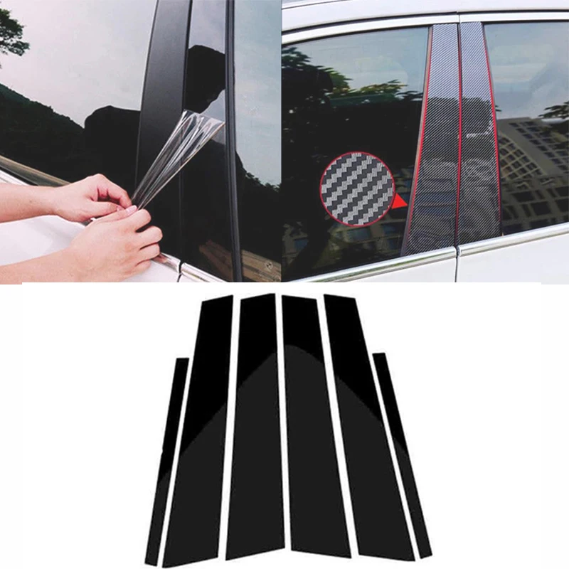 자동차 도어 필러 트림 스티커, BMW F10 E60 G30 F07 5 시리즈 520i 523i 525i 528i 530i 창 B 필러 자동차 스티커 액세서리