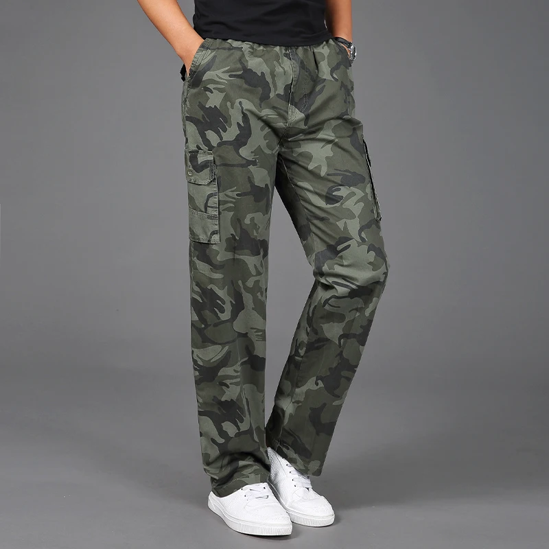 Clothing Men Plus Size 4XL 5XL Camo 