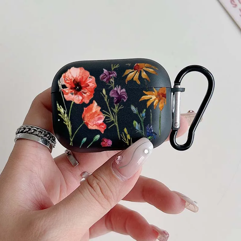 Colorful Flower Pattern Headphone Case for Airpods
