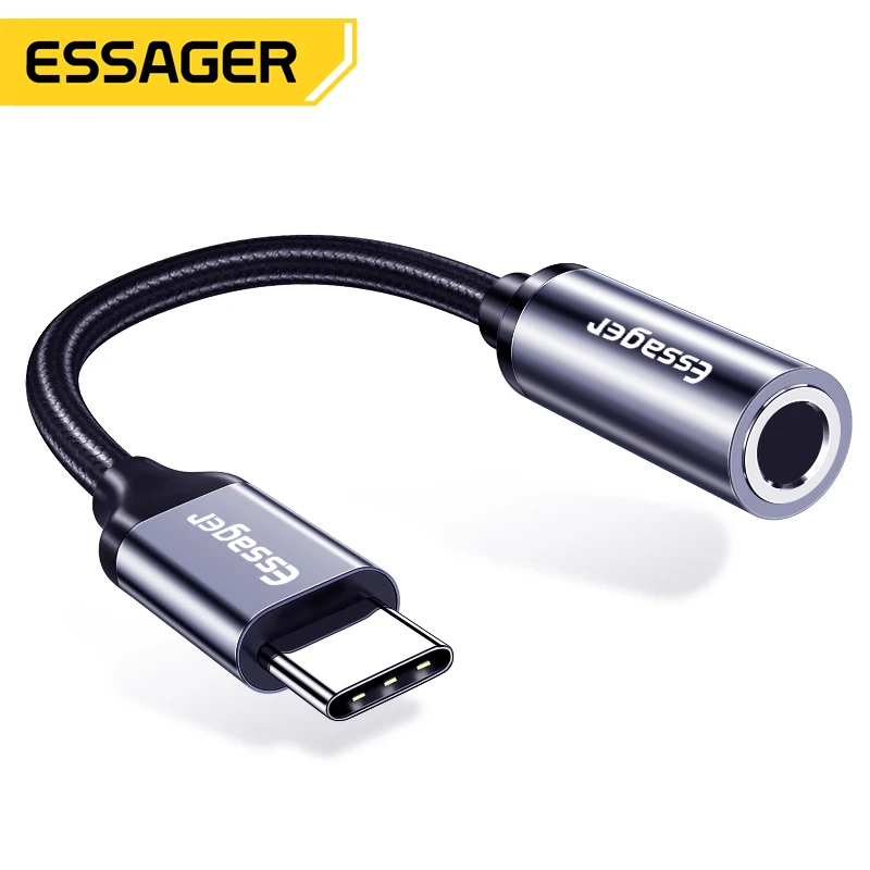 Cavo da USB C a Jack Audio Aux da 3,5 mm (1M), Cavo da Type-C ad Aux per Auto, Adattatore USB Type C da 3,5 mm Compatibile con Samsung Galaxy S22/S21 (Bianco