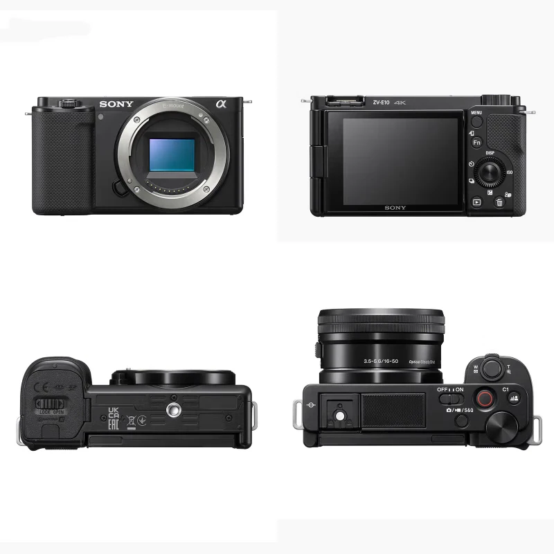 Sony Alpha ZV-E10 zve10 Vlog Camera Digital Compact Camera 16-50mm Lens Professional E10 E-Mount Mirrorless Photography