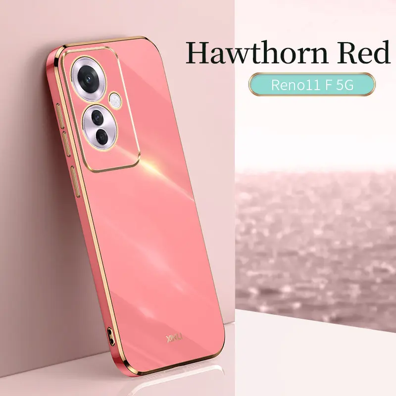 Enhanced Shockproof Plating TPU Silicone Bumper Soft Back Cover