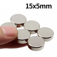 15x5mm Super Strong Neodymium Magnet N35 NdfeB Permanent Magnetic imanes Round Powerful Magnets Refrigerator Magnet