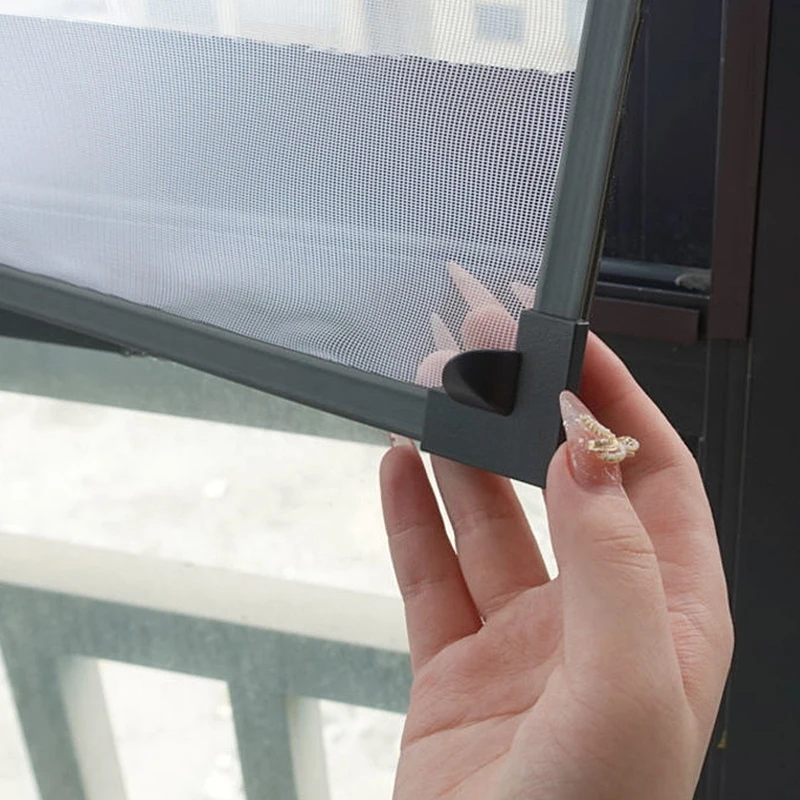 Magnetic screen window accessories, DIY, PVC soft frame magnetic screen window components, corner magnetic stripe mosquito net