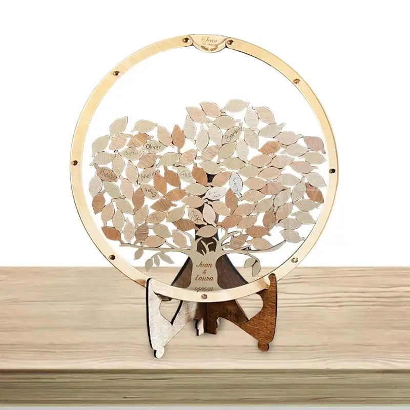 

Свадебная Гостевая книга, альтернативная деревянная круглая Свадебная вывеска, Книга в деревенском стиле для будущей мамы, свадебные украшения, технические принадлежности