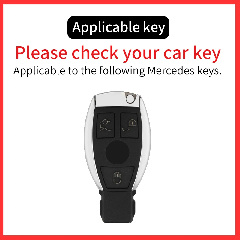Copertura della cassa chiave dell'automobile di TPU per Mercedes Benz w211 w204 A B R classe G GLK GLA GLC GLR W210 W176 W202 W463 accessori Shell portachiavi - Sf38bd0b40cb042e6bc6b9066cd6b9b82M