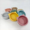 3pcs Baby Silicone Bowl Suction Cup Bowl Children's Tableware Complementary Bowl Children's Dinner Plate Silicone Tableware 4