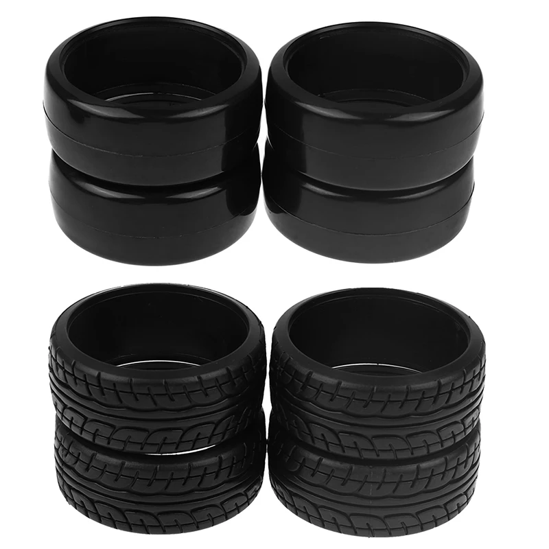 

4PCS Hard Pattern Plastic Drift Tyre Tires On Road For RC Car Part 1/10 RC Drift Car HPI Tamiya Yokomo HSP 94123 94103
