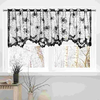  Spider Web Halloween Decorations Mantel Hanger for Garland Window Curtain Black 1