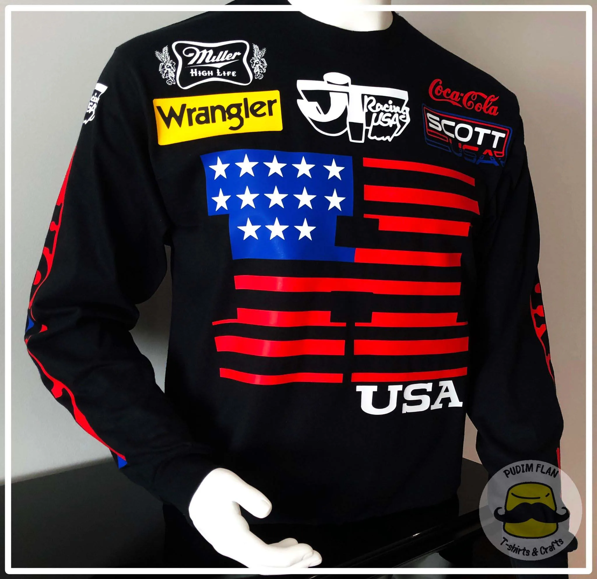 Maillot VTT / Motocross – Descente – Manches Longues – Polyester – Homme/Femme – Multicolore
