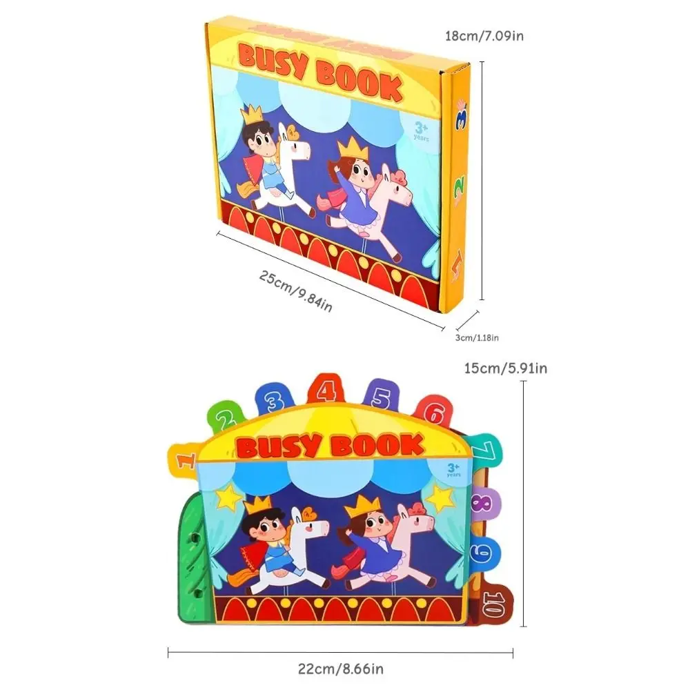 Interactive Learning Digital Cognitive Quiet Book Repeated Pasting Matching Game Montessori Quiet Busy Book Cartoon