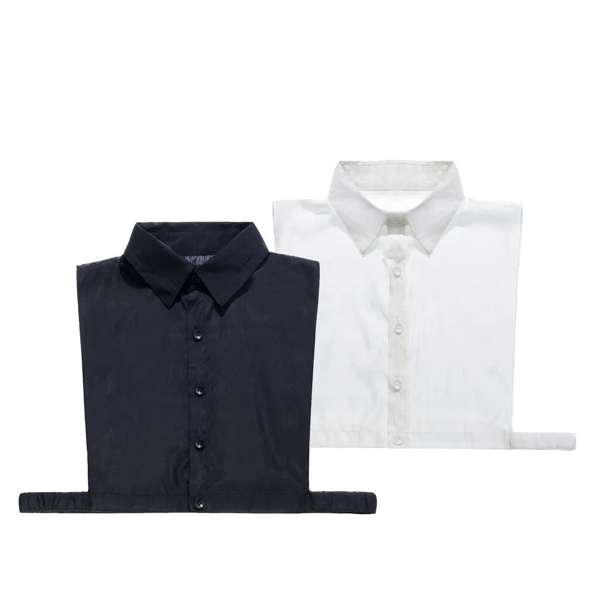 

Woman Solid Color Peak Lapels Square Cotton Fake Collar Clothes Decoration Accesorios Shirt Collars for Blouse Sweater Women Top