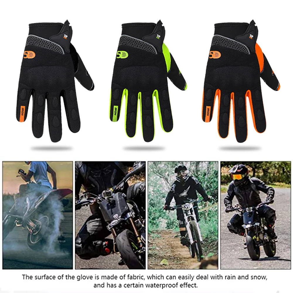 Motorcycle Gloves Sports Gloves Full Finger Motorbike Equipment ATV Rider Protect Breathable Motocross
