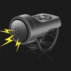 USB Rechargeable Loud Bicycle and Motorcycle Alarm Horn with Anti-Theft Features (Electric horn)