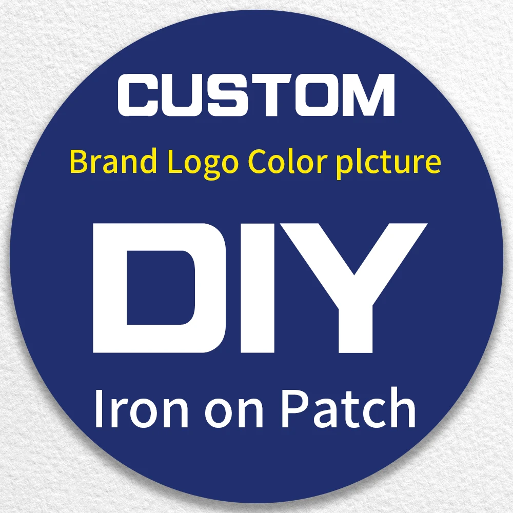 Custom Brand Logo Thermal Stickers On Clothes Iron-on Transfers