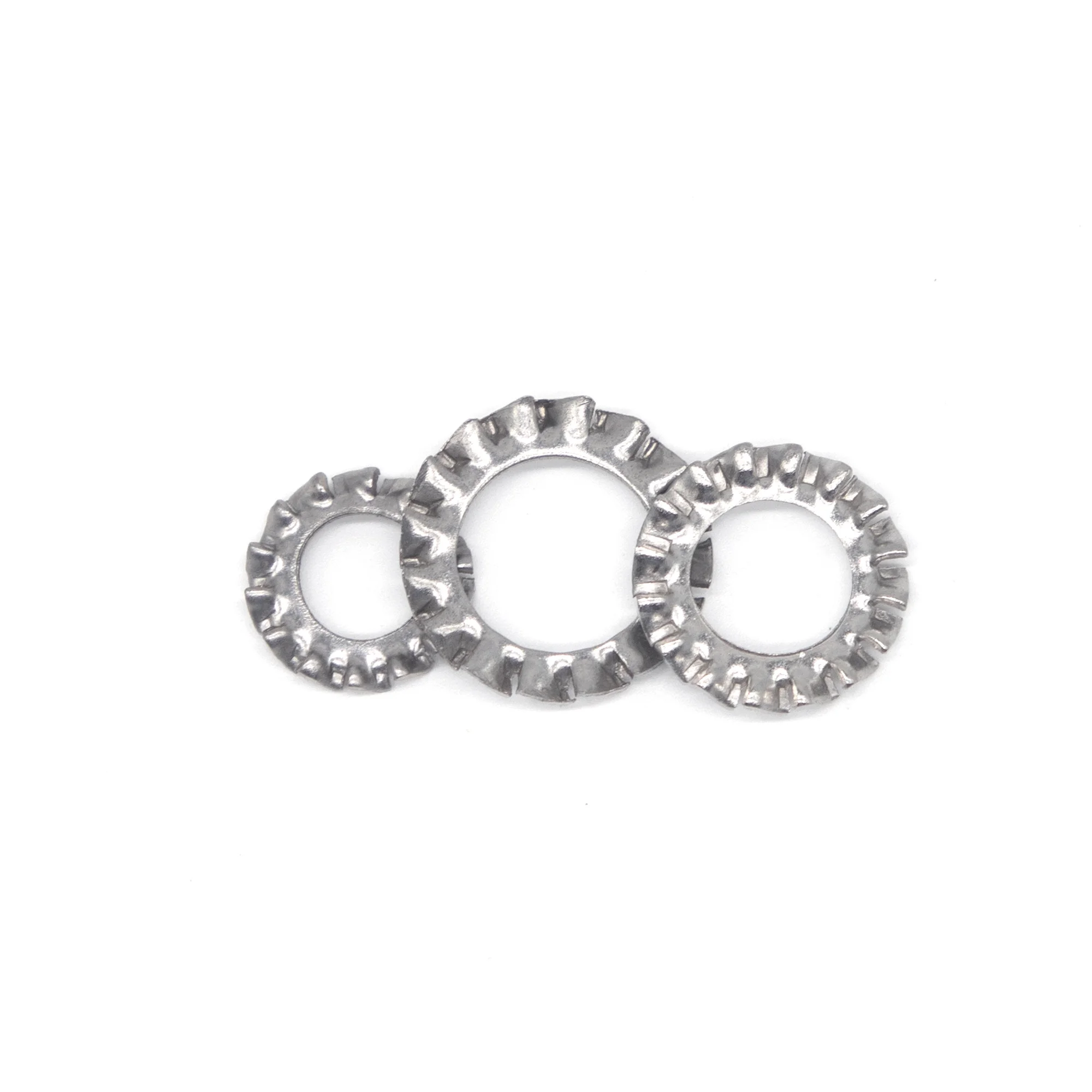 Stainless Steel External Serrated Washer Set M3 M4 M5 M6 M8 M10 M12 External Toothed Serrated Lock Washer Shakeproof 160pcs