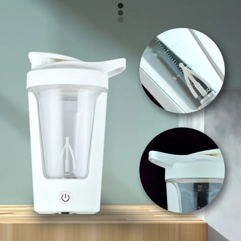 Electric Mixing Cup Protein Powder Automatic Shaking Cup Rechargeable Coffee Milk Portable Stirring Sports Fitness Kettle