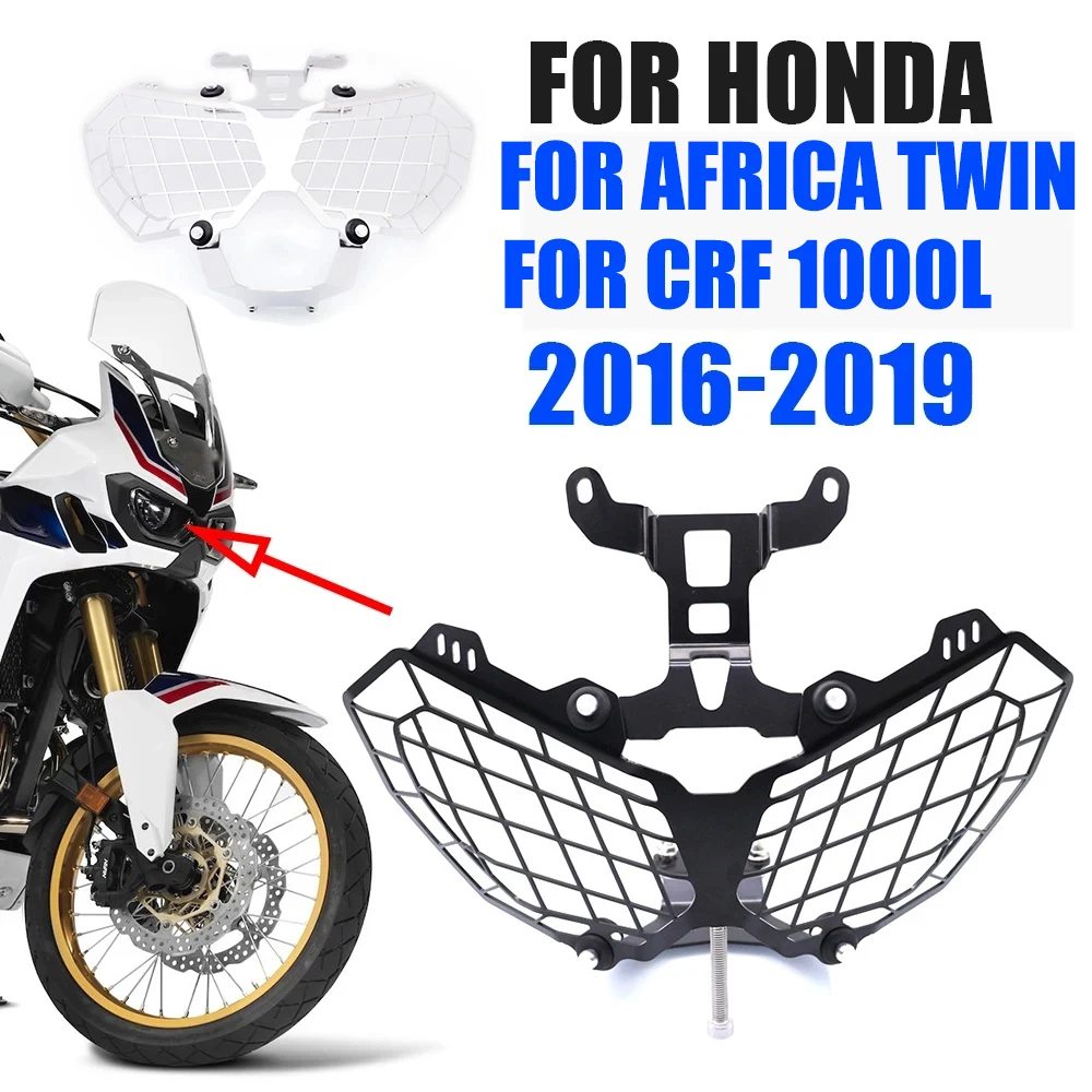 

For HONDA AFRICA TWIN CRF1000L CRF 1000 L CRF1000 L Motorcycle Headlight Grille Grill Protector Guard Lense Cover Accessories