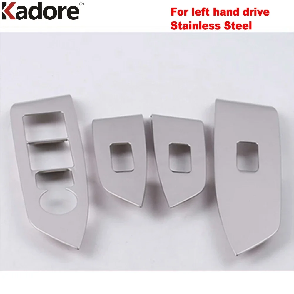 GZBFTDH Car Carbon Window Glass Switch Lift Panel Protector for Toyota