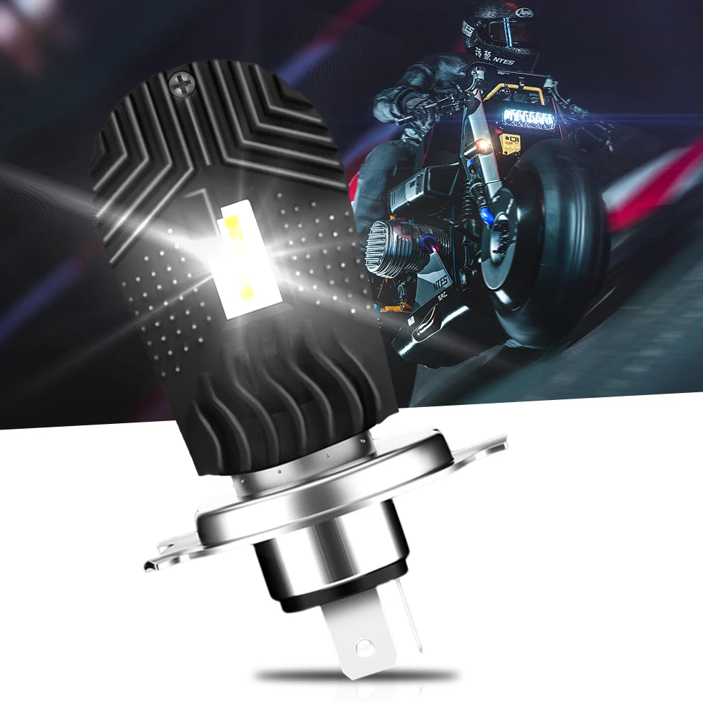 

20W 4000LM 6000K H4 LED Headlight Bulbs Hi Lo Beam Car Light Lamp Motorcycle Conversion Kit