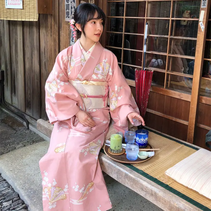

Kimonos Woman Japanese Kimono Cardigan Cosplay Shirt Blouse Japanese Yukata Female Summer Beach Photography Clothes Kimono 2024