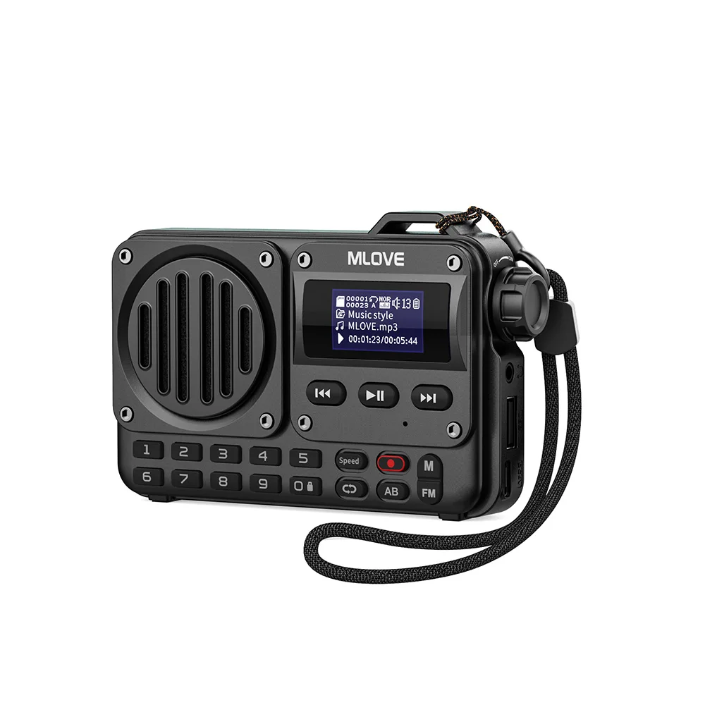 

Суперпортативная Bluetooth-Колонка MLOVE BV800 с FM-радио, ЖК-дисплеем, антенной, входом AUX, USB-диском, TF-картой, mp3-плеером