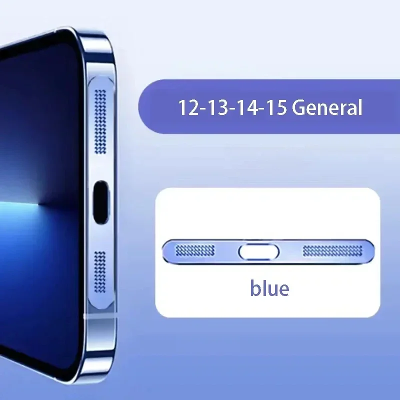 Premium Metal Dust Plug with Speaker Filter for iPhone - Ultimate Charging Port Protection and Dustproof Accessory