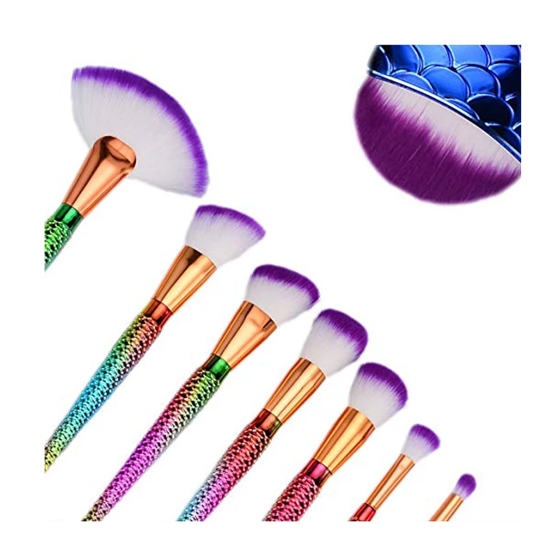 Set di 7 pennelli per trucco - immagine 3