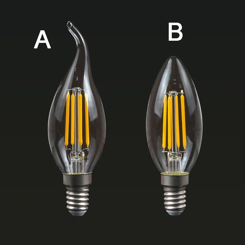 E14 LED 2W 4W 6W Lamp Light AC 220V Bulb Chandelier White Warm Dimmable for Home Decoration Kitchen zigbee 3 0 smart vintage style gledopto st64 7w pro led filament light bulb e27 for home decoration lighting living room kitchen