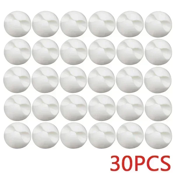 30pcs white