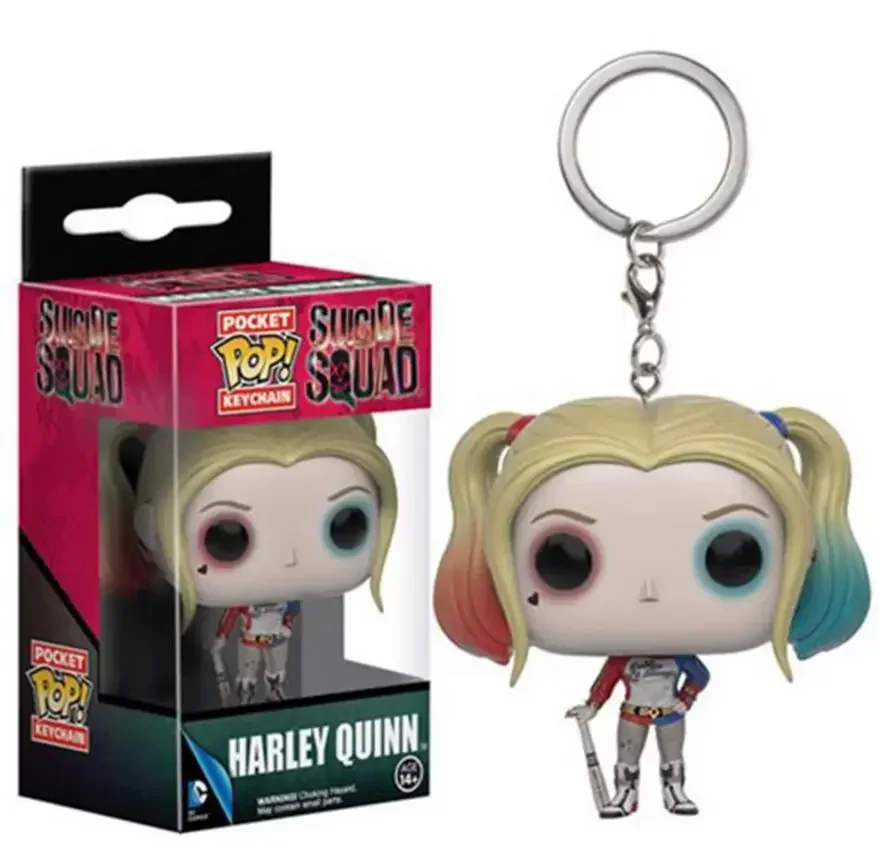 thumbnail image 5 of FUNKO Pocket New Suicide Squad The Joker Harley Quinn Pocket Pop Llavero Figura de acción de vinilo Colección Modelo Juguetes Para regalos, 5 of 5