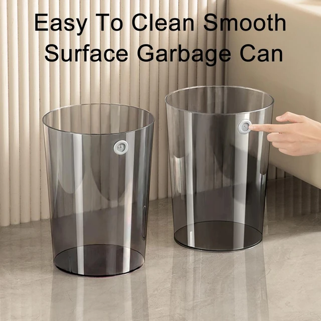 Durable Clear Trash Bags for Kitchen and Office Waste Bins