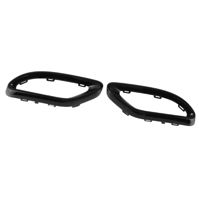 글로스 블랙 배기 팁 커버 트림 교체품 (A B C E GLC CLS-클래스 W177 W247 W205 W213 X253 C257 용)