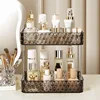 Acrylic Storage Organizer Shelf Of Bathroom Home Kitchen Makeup Skincare Shampoo Lipstick Tabletop Holder Cosmetic Desk Rack 4