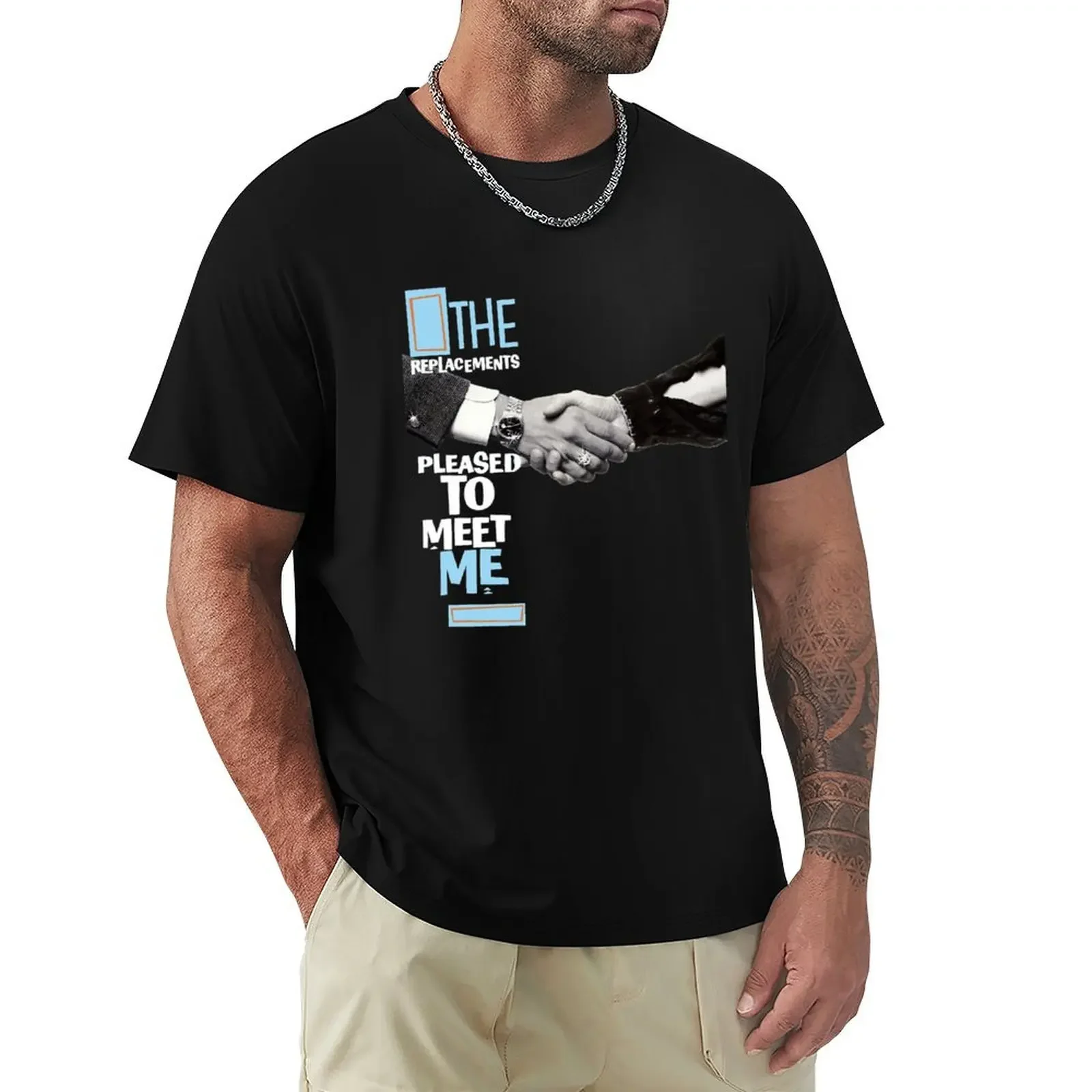 The Replacements - Pleased to Meet Me Essential T-shirt plain customizeds cute tops mens clothes