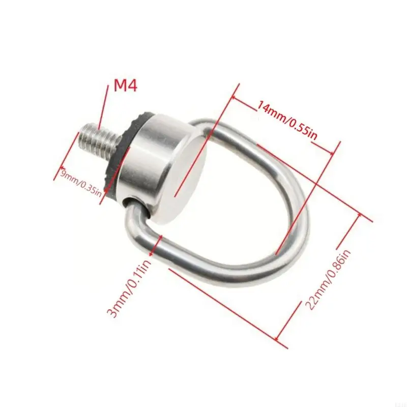 E21E Quick Release Screw Shoulder Strap Lanyard Screw Metal D-Rings For Mini 3