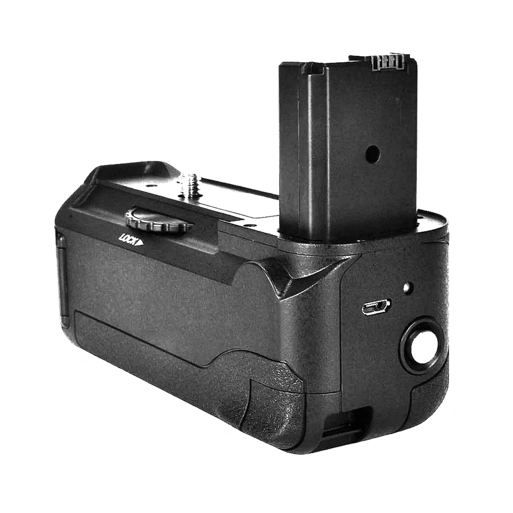 Meike A6400 Battery Grip HITHUT Thumb Grip Metal Hot Shoe Grip For