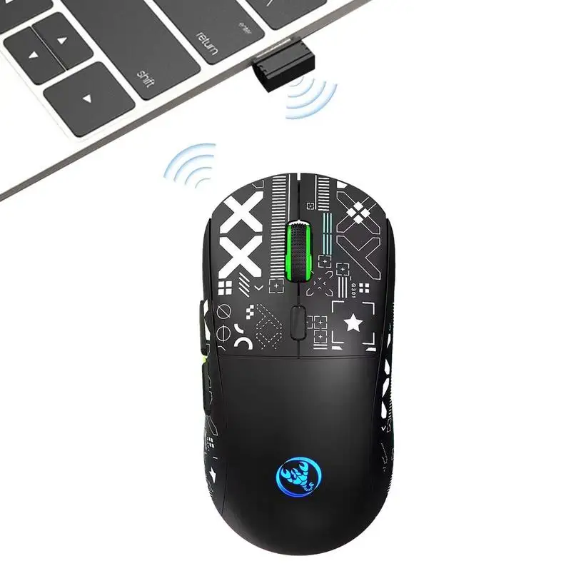 

Беспроводная игровая компьютерная мышь, геймерская мышь с RGB подсветкой, игровые аксессуары для ноутбуков