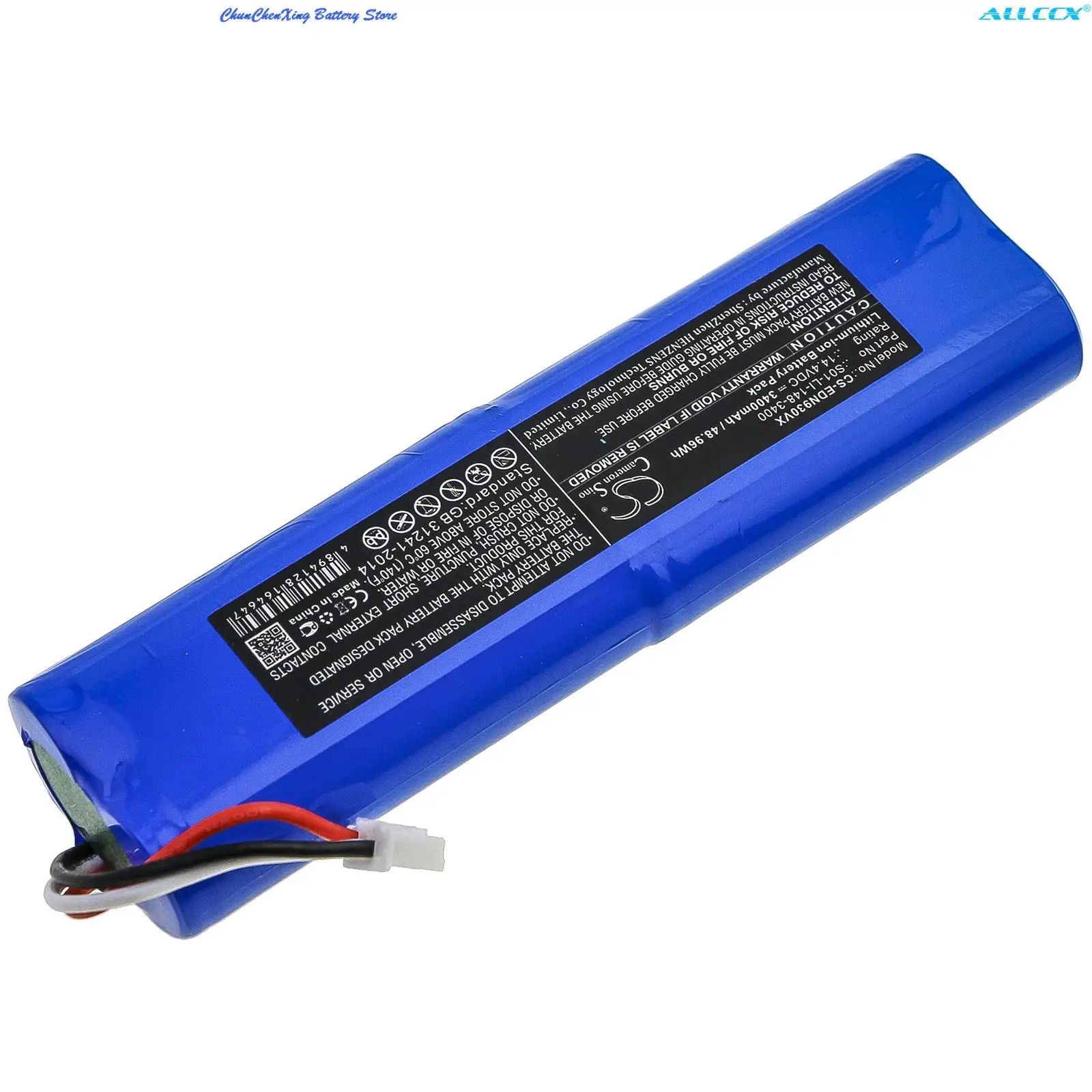 Cameron Sino 2600mAh/3400mAh Vacuum Battery for Ecovacs Deebot Ozmo 900,Deebot Ozmo 901,Deebot Ozmo 905,Deebot Ozmo 930,Ozmo 937