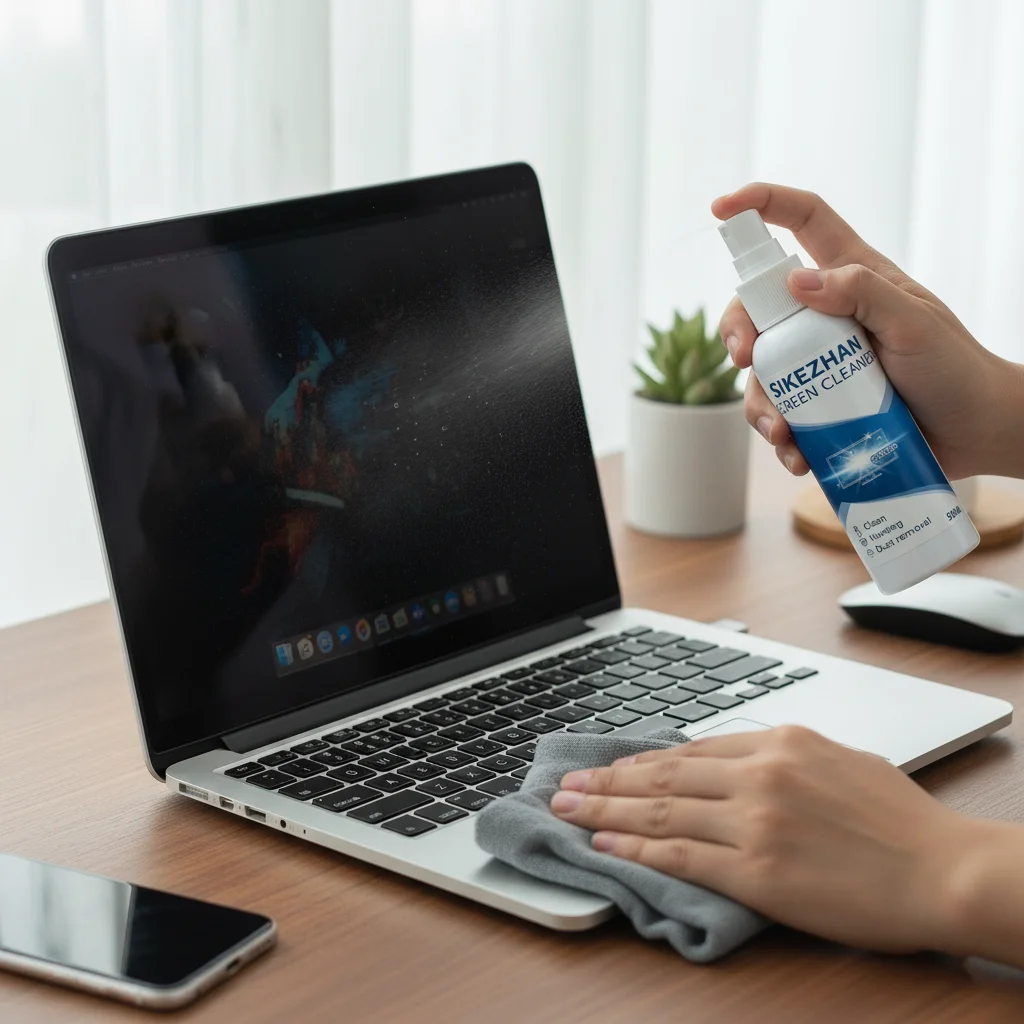 Streak-Free Anti-Static Screen Cleaning Spray for Fingerprints & Dust Removal