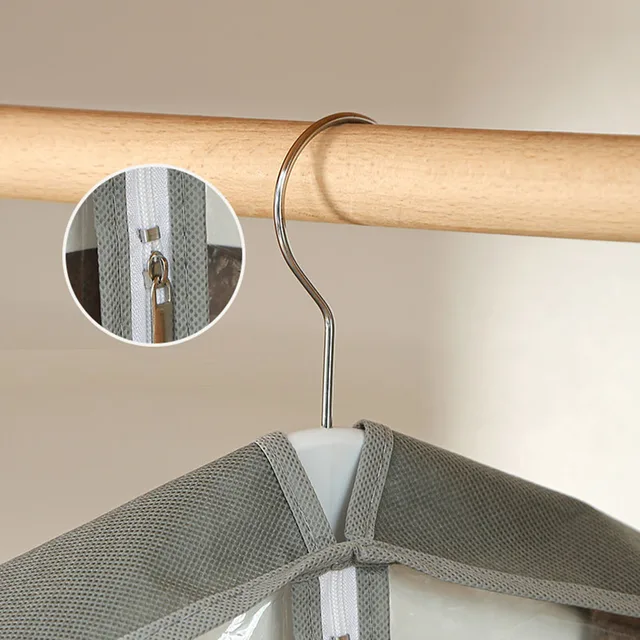 Vastagító Ruhák Por Tok Ruha Öltöny Kabát Szervező Fedele Otthoni Szekrény Tárolása Protect Táska - Image 5